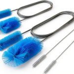 SARDVISA Drain Cleaning Brush Flexible Nylon Bristles Blue-0