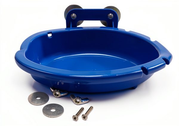 FunMove Bird Bath Premium Plastic Tub for Small Birds-1