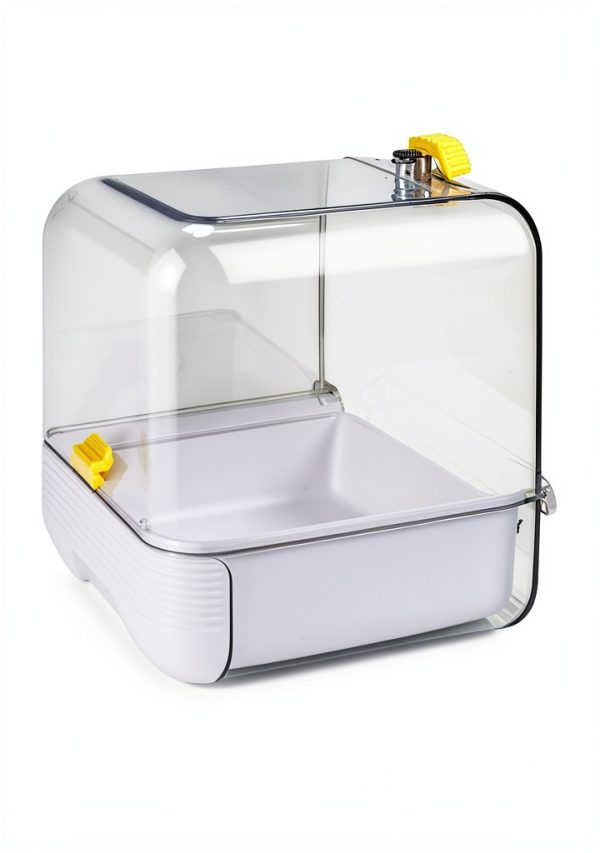 Dmnnlp Bird Bath Cage Transparent Design Small Medium Birds-3