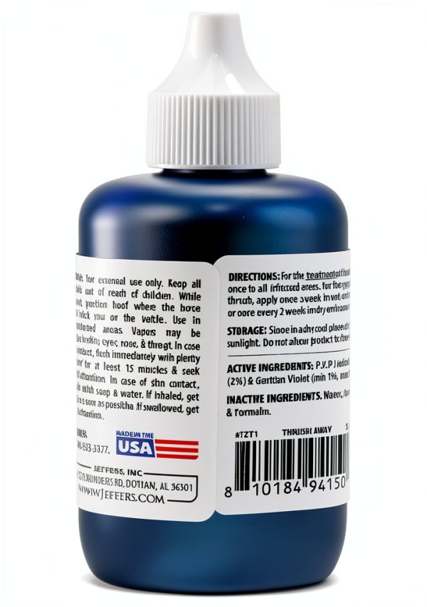 Jeffers Thrush Away Hoof Care Solution for Horses 2 oz-5