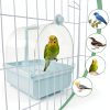 Maxdot Bird Bath with Filtration Gentle Flow Pet Bird Care-5