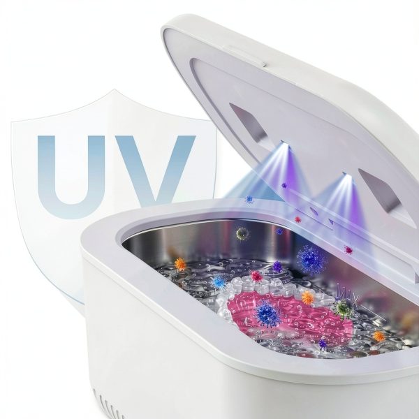 Zyrex Ultrasonic Jewelry Cleaner 30W UV Light Quiet-2
