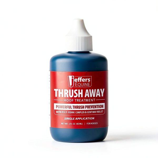 Jeffers Thrush Away Hoof Care Solution for Horses 2 oz-1