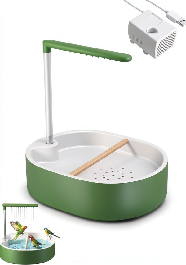 Xanadued Automatic Bird Bath Shower Pet Grooming Accessory-0