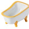 GuineaLoft Ceramic Pet Bath Tub for Birds Small Animals-5