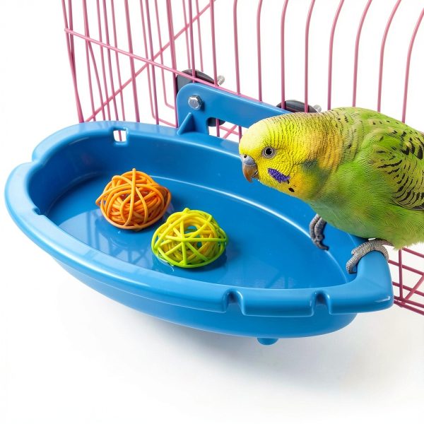 Mygeromon Bird Bath Tub Bowl Small Pet Birds Easy Install-2