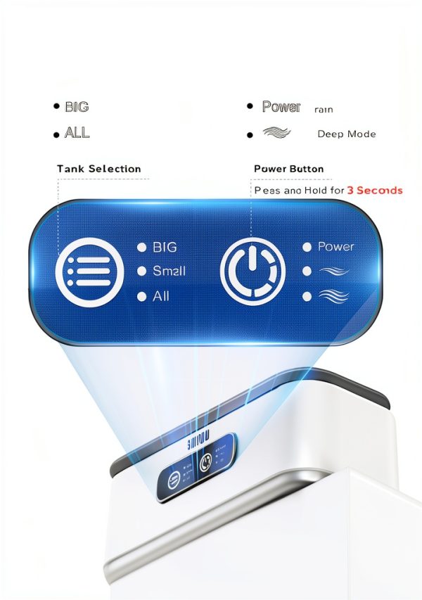 SUNPOW Ultrasonic Cleaner Dual Chamber Quiet Jewelry Glasses-4