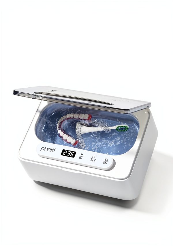 Phniti Ultrasonic Cleaner 47kHz Stainless Steel Multi-4