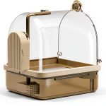 NUZZLENOOK Auto Sensing Bird Bath Cage Shower Healthy-0