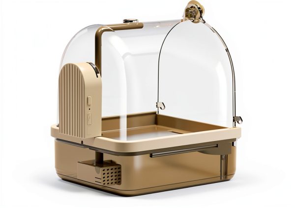 NUZZLENOOK Auto Sensing Bird Bath Cage Shower Healthy-0