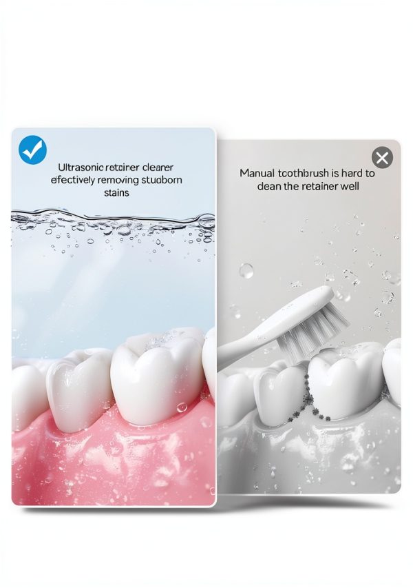 Phniti Ultrasonic Cleaner 304 Stainless Steel Compact Design-5