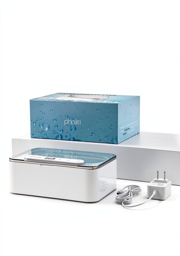 Phniti Ultrasonic Cleaner 47kHz Stainless Steel Multi-8