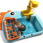PRFOKEY Bird Bath Automatic Faucet Cockatiel Shower Box-0