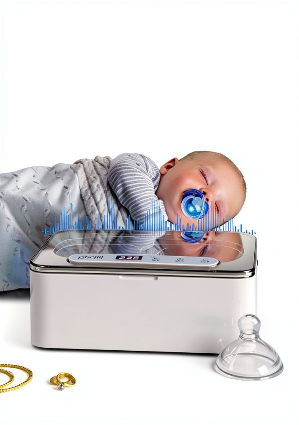 Phniti Ultrasonic Cleaner 47kHz Stainless Steel Multi-5