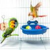 FunMove Bird Bath Premium Plastic Tub for Small Birds-3