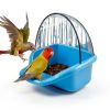 Nobgum Bird Bath Cage Plastic Easy Install Parakeet Bathing-3
