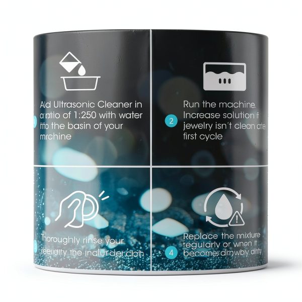 Sylvan Hills Ultrasonic Cleaner Solution Jewelry Glasses-6