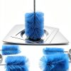SARDVISA Drain Cleaning Brush Flexible Nylon Bristles Blue-1
