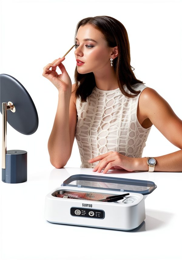 SUNPOW Ultrasonic Cleaner Dual Chamber Quiet Jewelry Glasses-6