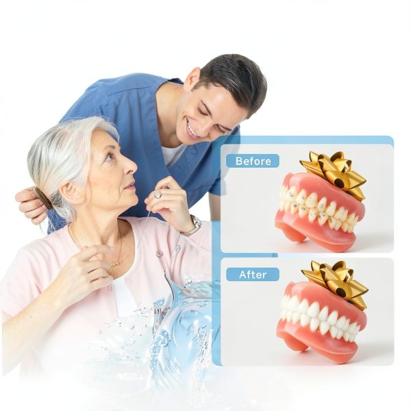 WBXWBX Ultrasonic Retainer Cleaner 4 Modes Quiet Portable-1