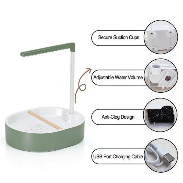 Xanadued Automatic Bird Bath Shower Pet Grooming Accessory-5