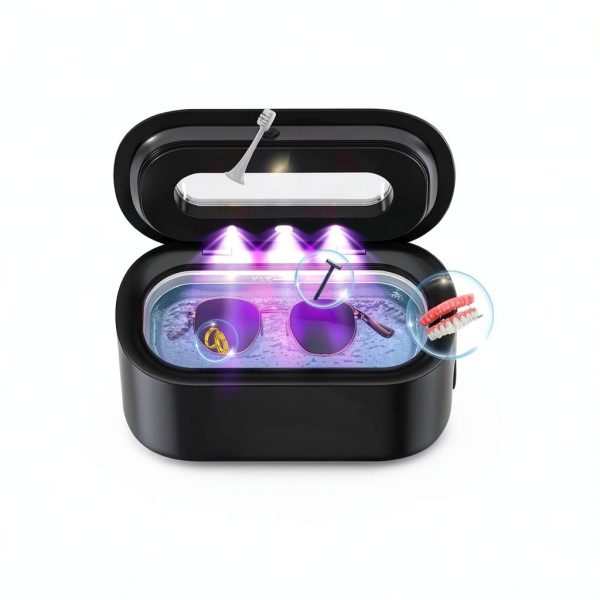 Owaylon Ultrasonic Jewelry Cleaner Dual Mode Quiet Portable-4