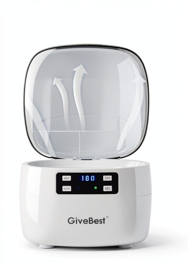 GiveBest Ultrasonic Jewelry Cleaner 35W 5 Modes 750ml-5
