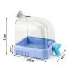 AUDFA Bird Bath Plastic Cage Mounted Bathing Feeder-1