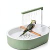 Lonepetu Bird Bath Quiet Circulating Water for Pet Birds-6