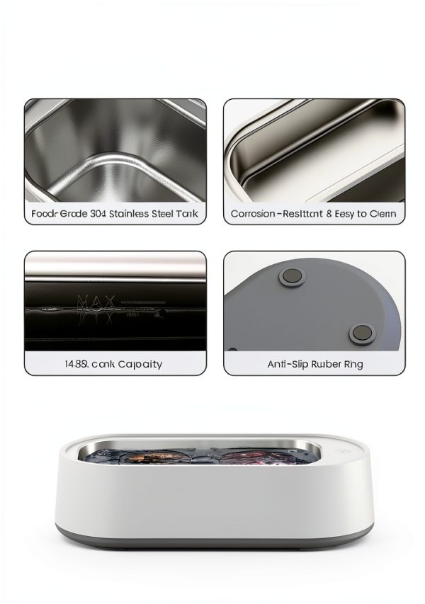 Gityso Ultrasonic Cleaner 45 kHz Stainless Steel Lab-4