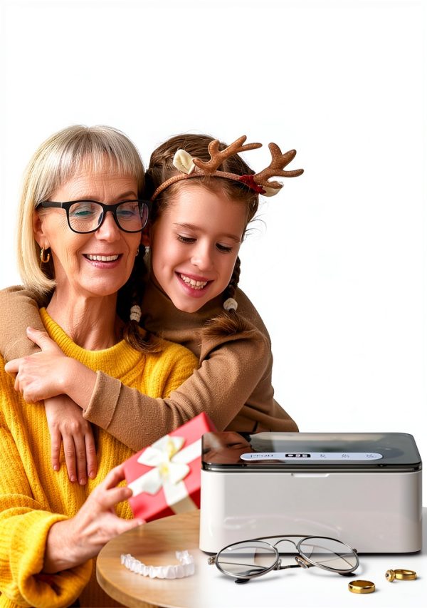 Phniti Ultrasonic Cleaner 47kHz Stainless Steel Multi-6