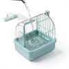 Maxdot Bird Bath with Filtration Gentle Flow Pet Bird Care-4