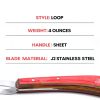 Equine Care J2 Stainless Steel Loop Hoof Knife Farrier Tool-3