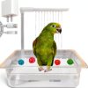 WQY Bird Bath Automatic Shower Durable Pet Supplies-0