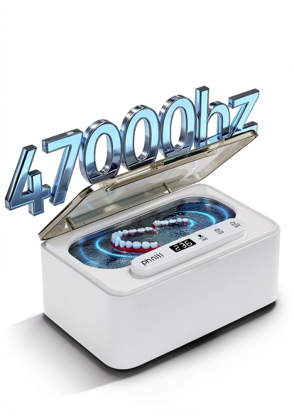 Phniti Ultrasonic Cleaner 47kHz Stainless Steel Multi-3