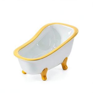 GuineaLoft Ceramic Pet Bath Tub for Birds Small Animals-0