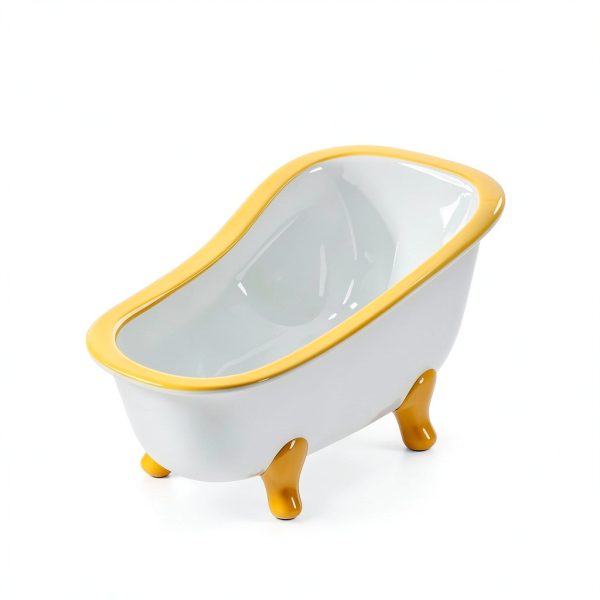 GuineaLoft Ceramic Pet Bath Tub for Birds Small Animals-0