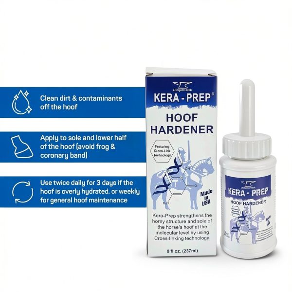 LivingstonTech Kera Prep Hoof Hardener Horse Care Moisture-5