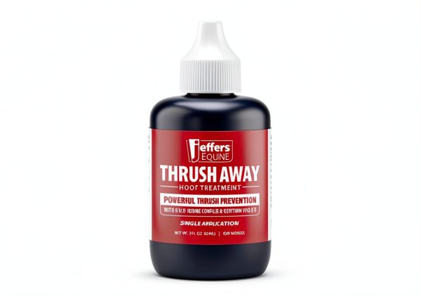 Jeffers Thrush Away Hoof Care Solution for Horses 2 oz-2