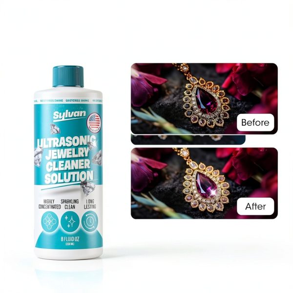 Sylvan Hills Ultrasonic Cleaner Solution Jewelry Glasses-5