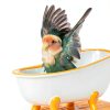 GuineaLoft Ceramic Pet Bath Tub for Birds Small Animals-1
