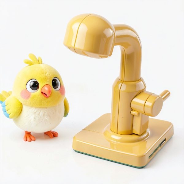 PRFOKEY Bird Bath Automatic Faucet Cockatiel Shower Box-1