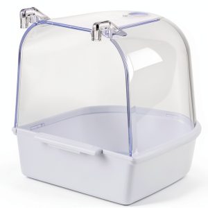 IBWell Bird Bath for Cage Small Birds PVC Easy Install-0