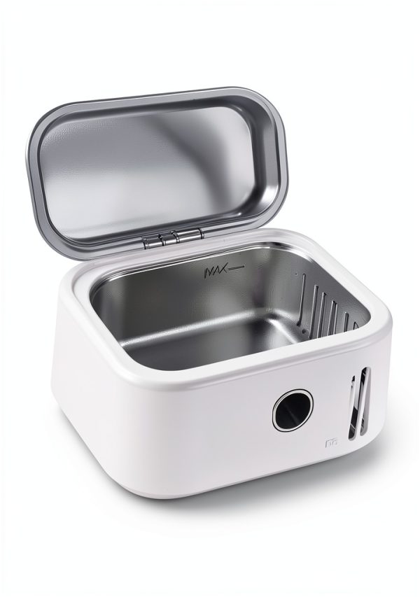 SUNPOW Ultrasonic Cleaner Dual Chamber Quiet Jewelry Glasses-5