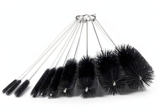 The Scoopie Nylon Tube Brushes Set Flexible Bristle Cleaning-5