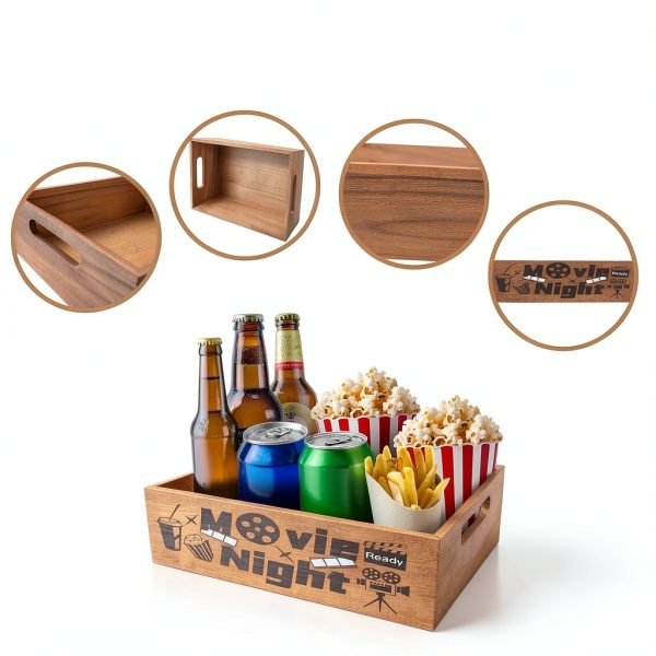 Yamahiko MNight Organizer KW Unfinished Wood Snack Box-2