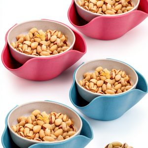 Cedilis Natural Fiber Snack Bowls Durable Design-0