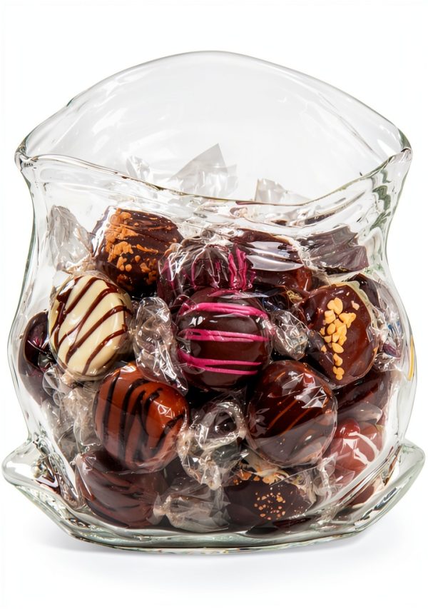 Restaurantware Glass Bowl 8 oz Clear Hand‑Blown Classic Snack Dish-0