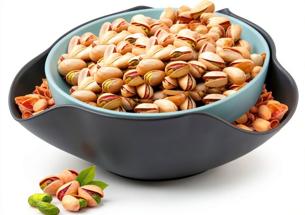 Pujito Plastic Snack Bowl with Shell Storage Blue 8 inch Double Layer-0