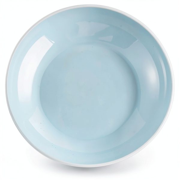 Pujito Plastic Snack Bowl with Shell Storage Blue 8 inch Double Layer-4